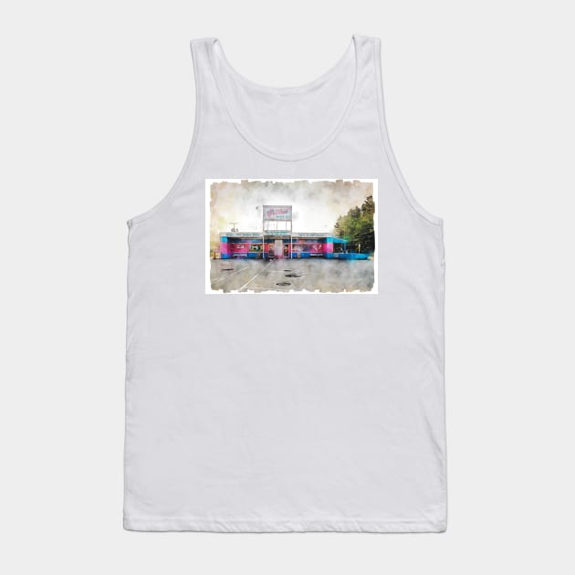 Gillis Drive-in 3 Montague PEI Tank Top by Robert Alsop